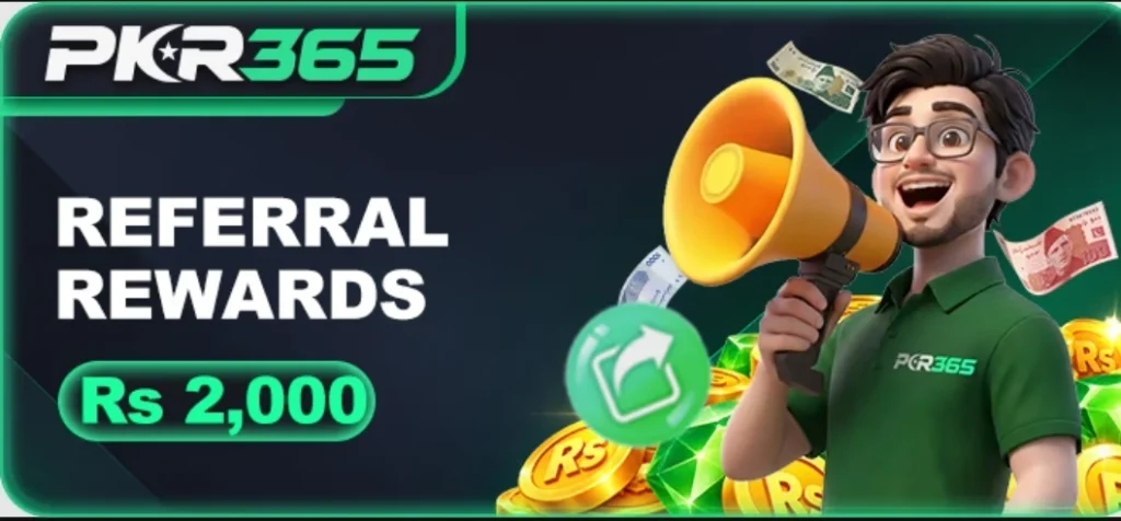 pkr365 referral bonus